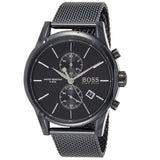 Hugo Boss Associate Black Dial Black Mesh Bracelet Watch for Men - 1513769 Buy Now By Hugo Boss