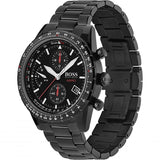 Hugo Boss Aero Black Dial Black Steel Strap Watch for Men - 1513771 Buy Now By Hugo Boss