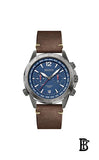 Hugo Boss Nomad Blue Dial Brown Leather Strap Watch for Men - 1513773 Buy Now By Hugo Boss