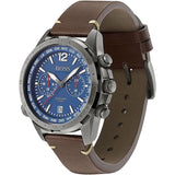 Hugo Boss Nomad Blue Dial Brown Leather Strap Watch for Men - 1513773 Buy Now By Hugo Boss