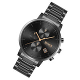 Hugo Boss Integrity Black Dial Black Steel Strap Watch for Men - 1513780 Buy Now By Hugo Boss