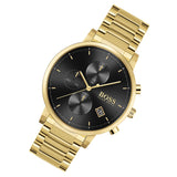 Hugo Boss Integrity Chronograph Grey Dial Gold Steel Strap Watch for Men - 1513781 Buy Now By Hugo Boss
