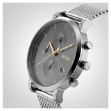 Hugo Boss Integrity Grey Dial Silver Mesh Bracelet Watch for Men - 1513807 Buy Now By Hugo Boss