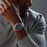 Hugo Boss Integrity Grey Dial Silver Mesh Bracelet Watch for Men - 1513807 Buy Now By Hugo Boss