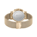 Hugo Boss Integrity Black Dial Gold Mesh Bracelet Watch for Men - 1513808 Buy Now By Hugo Boss