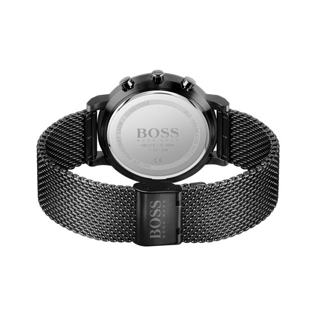 Hugo Boss Integrity Black Dial Black Mesh Bracelet Watch for Men - 1513813 Buy Now By Hugo Boss