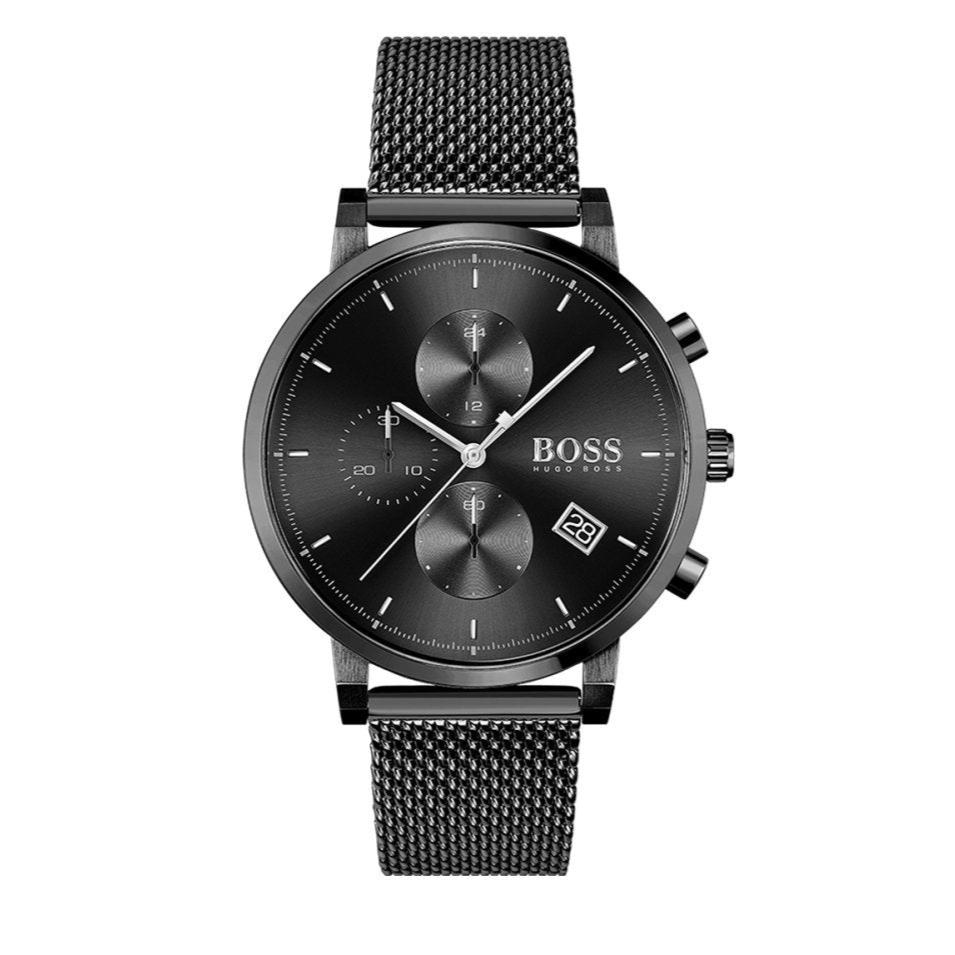 Hugo Boss Integrity Black Dial Black Mesh Bracelet Watch for Men - 1513813 Buy Now By Hugo Boss