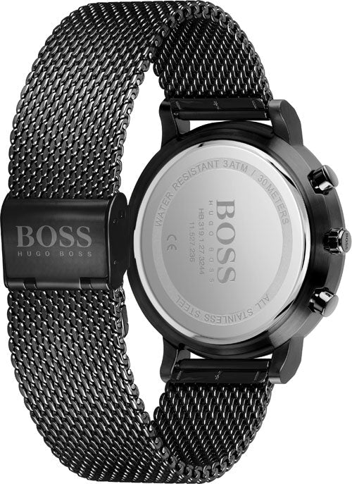 Hugo Boss Integrity Black Dial Black Mesh Bracelet Watch for Men - 1513813 Buy Now By Hugo Boss