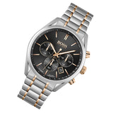 Hugo Boss Champion Chronograph Black Dial Two Tone Steel Strap Watch for Men - 1513819 Buy Now By Hugo Boss