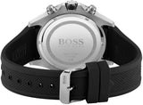 Hugo Boss Globetrotter Black Dial Black Silicone Strap Watch for Men - 1513820 Buy Now By Hugo Boss