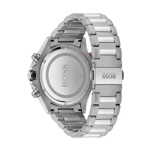 Hugo Boss Globetrotter Blue Dial Silver Steel Strap Watch for Men - 1513823 Buy Now By Hugo Boss