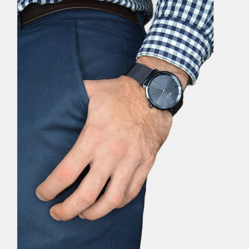 Hugo Boss Horizon Quartz Black Dial Black Mesh Bracelet Watch For Men - 1513542 Buy Now By Hugo Boss