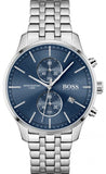 Hugo Boss Jet Blue Dial Silver Steel Strap Watch for Men - 1513384 Buy Now By Hugo Boss