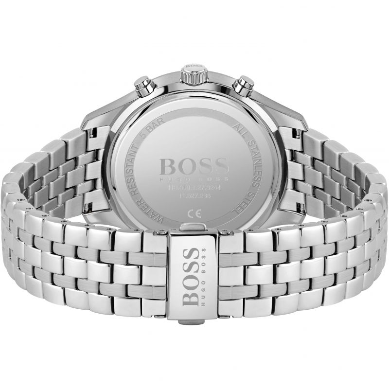Hugo Boss Associate Blue Dial Silver Steel Strap Watch for Men - 1513839 Buy Now By Hugo Boss