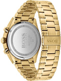 Hugo Boss Champion Black Dial Gold Steel Strap Watch for Men - 1513848 Buy Now By Hugo Boss