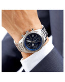 Hugo Boss Talent Blue Dial Silver Steel Strap Watch for Men - 1513582 Buy Now By Hugo Boss