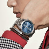 Hugo Boss Pilot Blue Dial Silver Steel Strap Watch for Men - 1513850 Buy Now By Hugo Boss