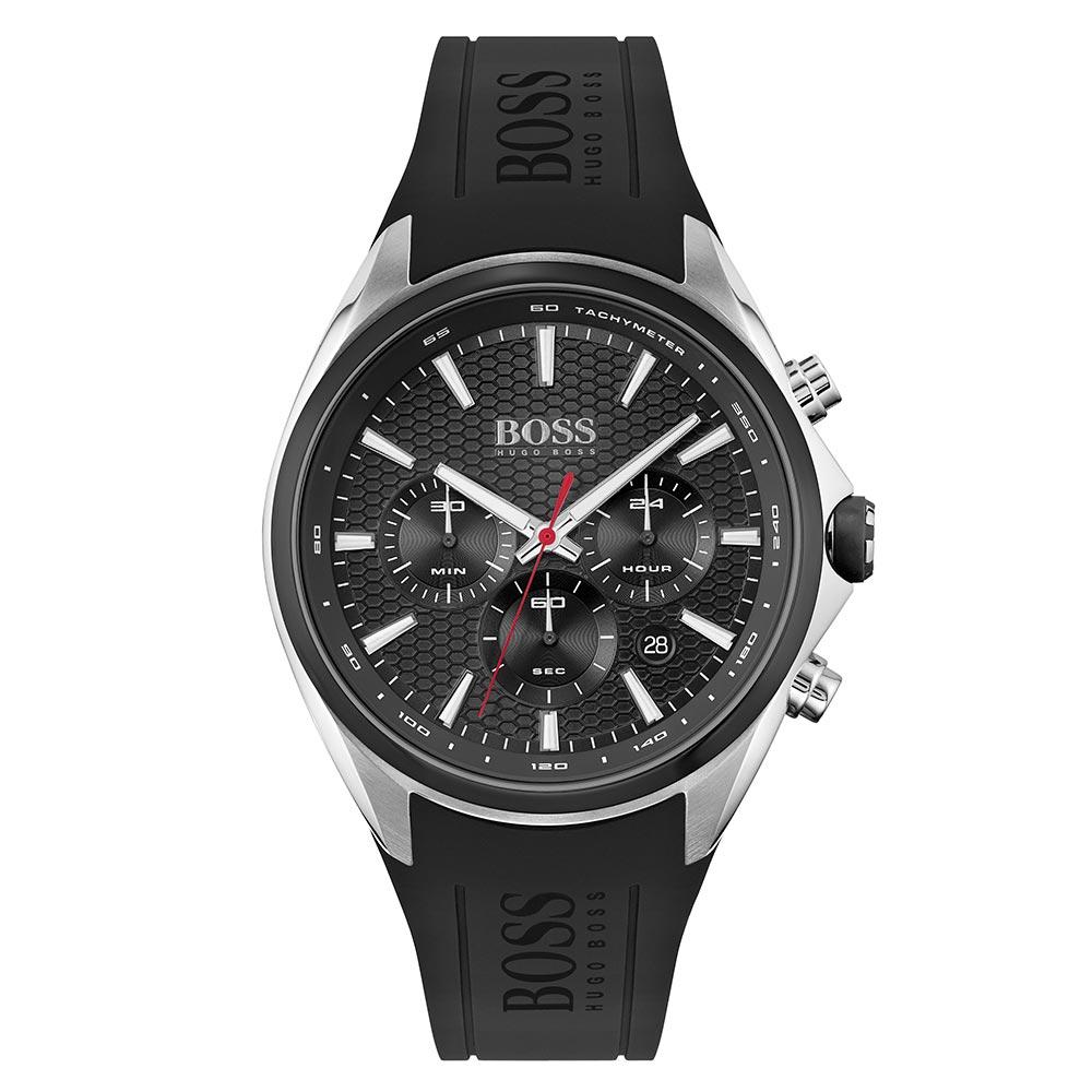 Hugo Boss Distinct Black Dial Black Rubber Strap Watch for Men - 1513855 Buy Now By Hugo Boss