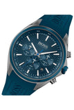 Hugo Boss Distinct Blue Dial Blue Rubber Strap Watch for Men - 1513856 Buy Now By Hugo Boss