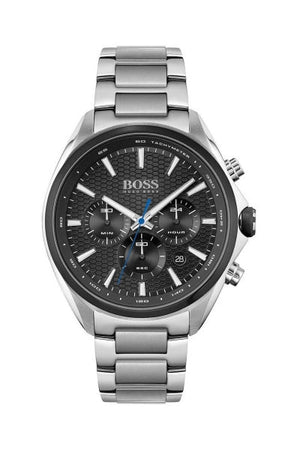 Hugo Boss Montre Distinct Black Dial Silver Steel Strap Watch for Men - 1513857 Buy Now By Hugo Boss