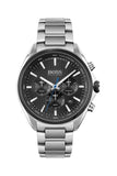 Hugo Boss Montre Distinct Black Dial Silver Steel Strap Watch for Men - 1513857 Buy Now By Hugo Boss