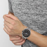 Hugo Boss Montre Distinct Black Dial Silver Steel Strap Watch for Men - 1513857 Buy Now By Hugo Boss