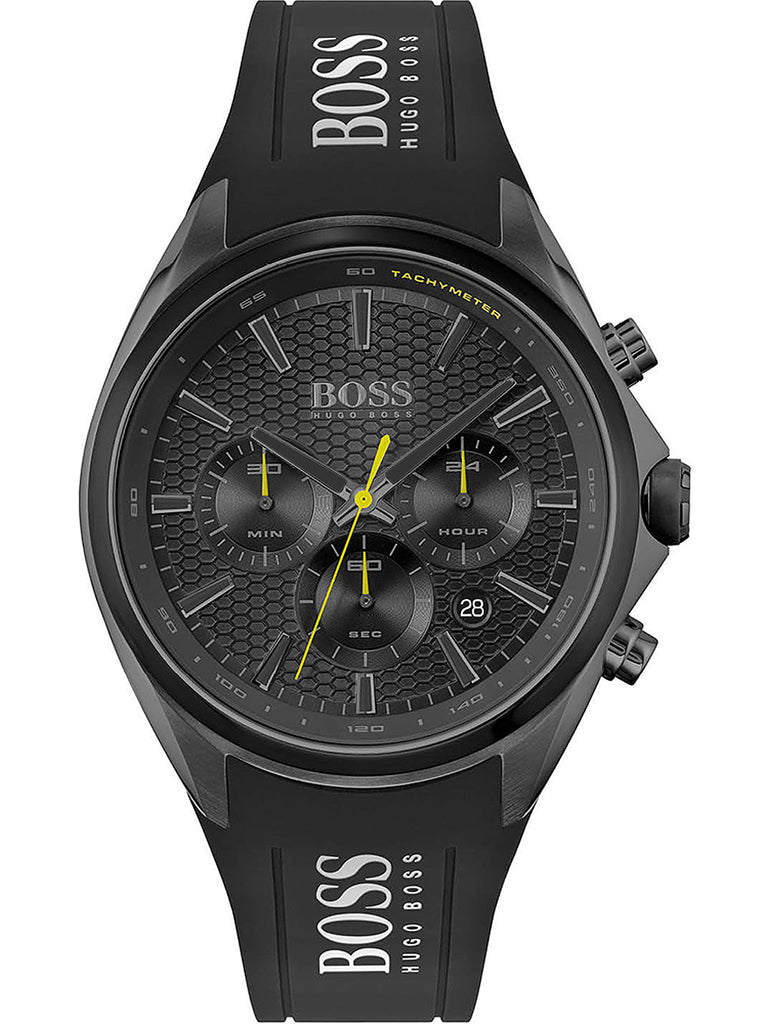 Hugo Boss Distinct Black Dial Black Silicone Strap Watch for Men - 1513859 Buy Now By Hugo Boss