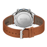 Hugo Boss Santiago Blue Dial Brown Leather Strap Watch for Men - 1513860 Buy Now By Hugo Boss
