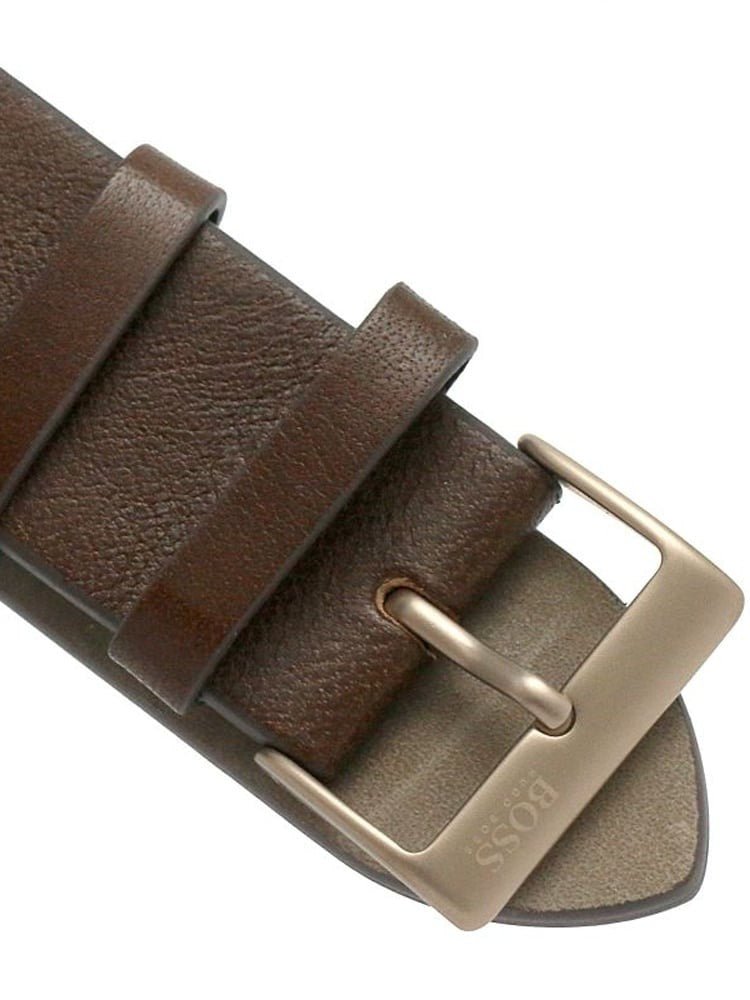 Hugo Boss Santiago Chronograph Grey Dial Brown Leather Strap Watch for Men - 1513861 Buy Now By Hugo Boss