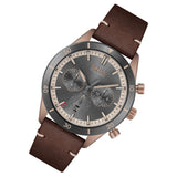 Hugo Boss Santiago Chronograph Grey Dial Brown Leather Strap Watch for Men - 1513861 Buy Now By Hugo Boss