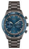 Hugo Boss Santiago Blue Dial Grey Steel Strap Watch for Men - 1513863 Buy Now By Hugo Boss
