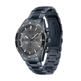 Hugo Boss Santiago Grey Dial Blue Steel Strap Watch for Men - 1513865 Buy Now By Hugo Boss