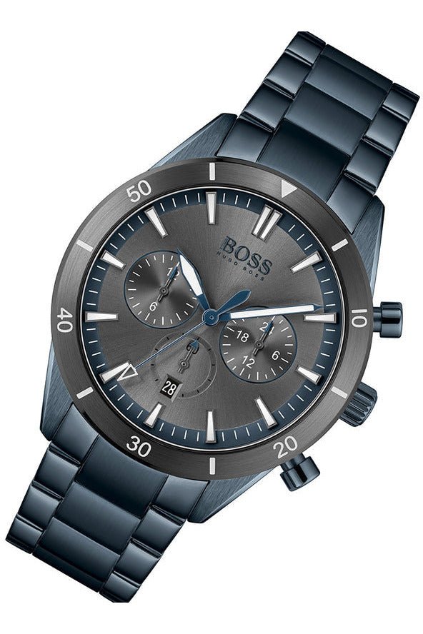 Hugo Boss Trophy Black Dial Black Steel Strap Watch for Men - 1513675 Buy Now By Hugo Boss