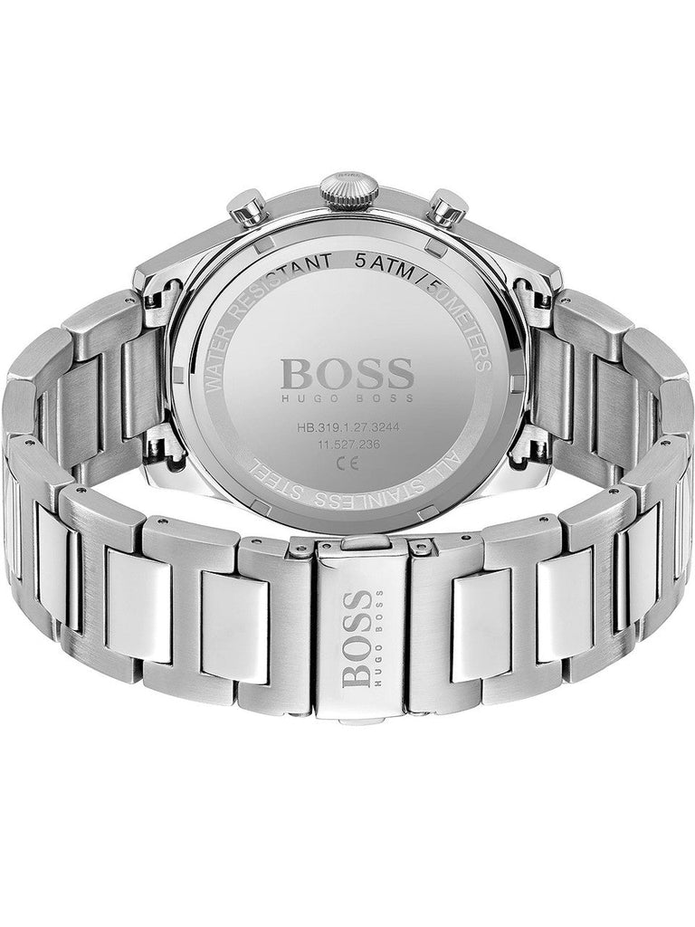 Hugo Boss Pioneer Green Dial Silver Steel Strap Watch for Men - 1513868 Buy Now By Hugo Boss