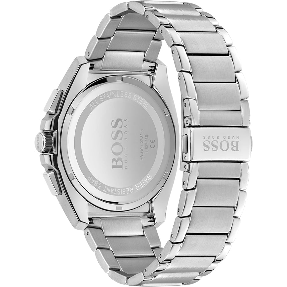 Hugo Boss Grandmaster Blue Dial Silver Steel Strap Watch for Men - 1513884 Buy Now By Hugo Boss