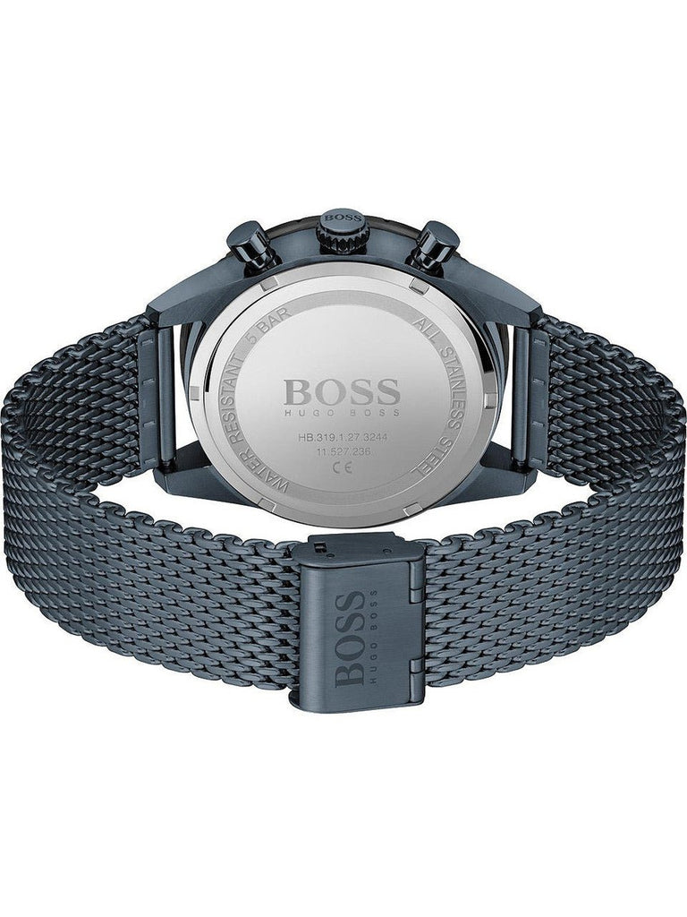 Hugo Boss Pilot Edition Blue Dial Blue Mesh Bracelet Watch for Men - 1513887 Buy Now By Hugo Boss