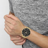Hugo Boss Ocean Edition Black Dial Gold Mesh Bracelet Watch for Men - 1513703 Buy Now By Hugo Boss