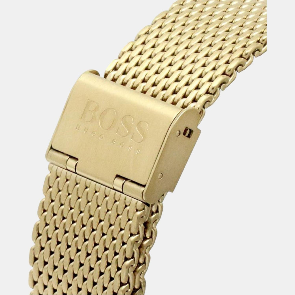 Hugo Boss Admiral Chronograph Black Dial Gold Mesh Bracelet Watch for Men - 1513906 Buy Now By Hugo Boss