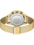 Hugo Boss Admiral Chronograph Black Dial Gold Mesh Bracelet Watch for Men - 1513906 Buy Now By Hugo Boss