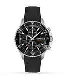 Hugo Boss Admiral Black Dial Black Silicone Strap Watch for Men - 1513912 Buy Now By Hugo Boss