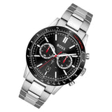 Hugo Boss Allure Chronograph Black Dial Silver Steel Strap Watch for Men - 1513922 Buy Now By Hugo Boss