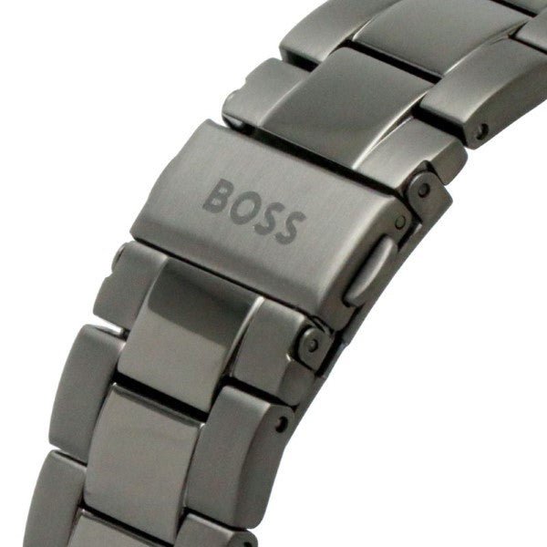 Hugo Boss Allure Chronograph Grey Dial Grey Steel Strap Watch for Men - 1513924 Buy Now By Hugo Boss