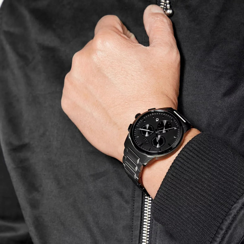 Hugo Boss Dapper Chronograph Black Dial Black Steel Strap Watch For Men - 1513929 Buy Now By Hugo Boss