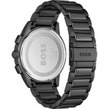 Hugo Boss Dapper Chronograph Black Dial Black Steel Strap Watch For Men - 1513929 Buy Now By Hugo Boss