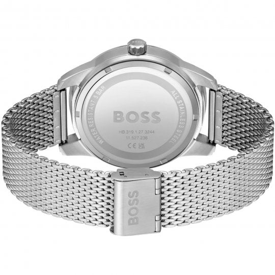 Hugo Boss Sophio Blue Dial Silver Mesh Bracelet Watch for Men - 1513942 Buy Now By Hugo Boss