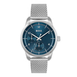 Hugo Boss Sophio Blue Dial Silver Mesh Bracelet Watch for Men - 1513942 Buy Now By Hugo Boss