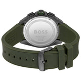 Hugo Boss Globetrotter Grey Dial Black Silicone Strap Watch for Men - 1513931 Buy Now By Hugo Boss