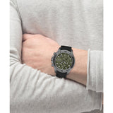 Hugo Boss Admiral Green Dial Black Silicon Rubber Strap Watch for Men - 1513967 Buy Now By Hugo Boss