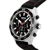 Hugo Boss Energy Chronograph Black Dial Black Silicon Strap Watch For Men - 1513969 Buy Now By Hugo Boss