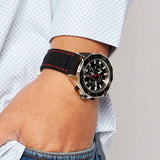 Hugo Boss Energy Chronograph Black Dial Black Silicon Strap Watch For Men - 1513969 Buy Now By Hugo Boss